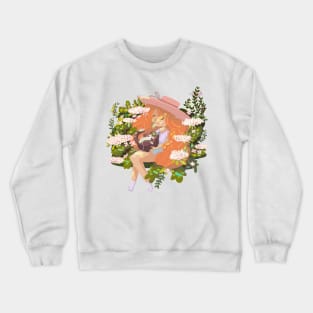 the girl Crewneck Sweatshirt